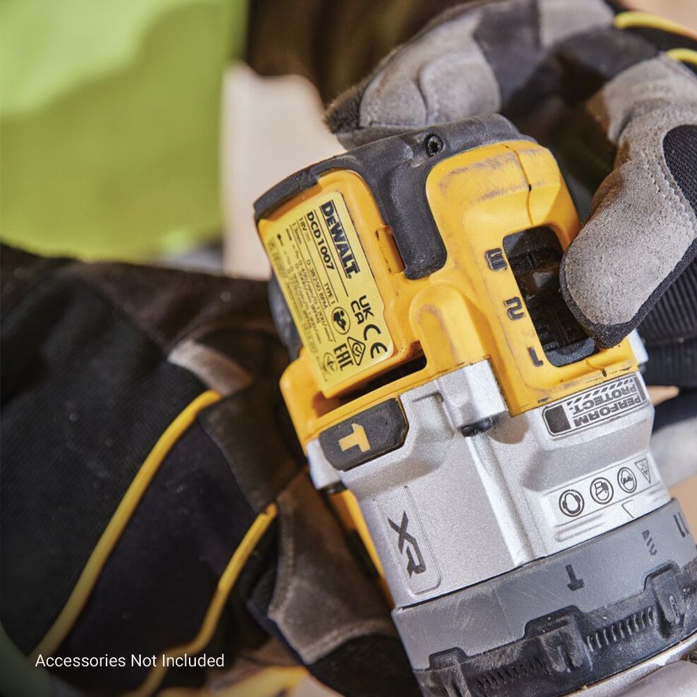Aкумулаторен ударен винтоверт DeWALT DCD1007NT-XJ, 18V - 169 Nm