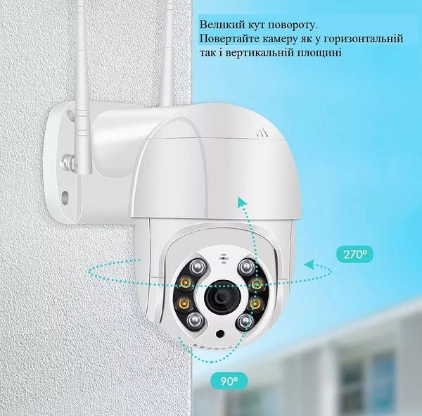 WiFi Уличная поворотная IP-камера наблюдения PTZ outdoor camera kamera