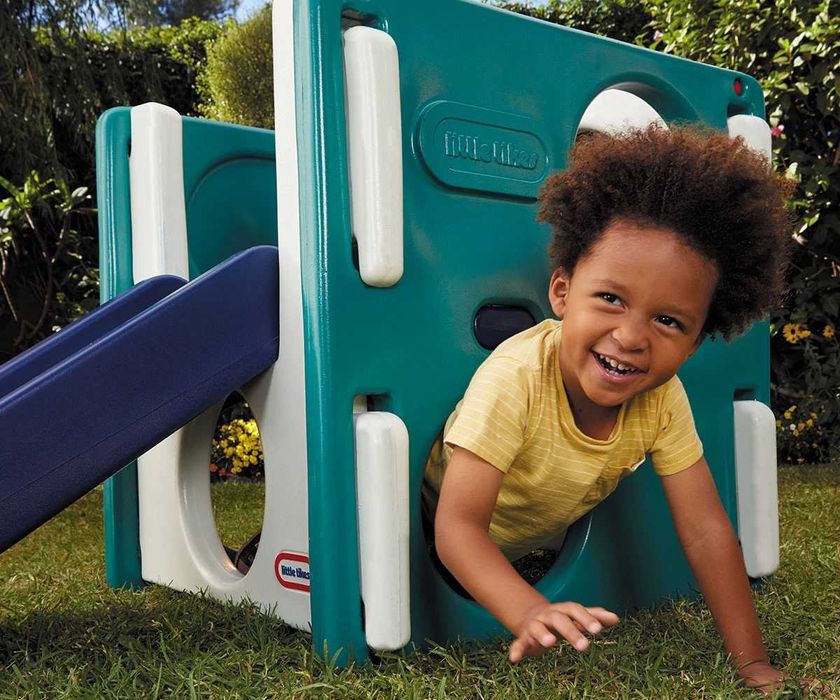Детска пързалка с катерушка Little Tikes