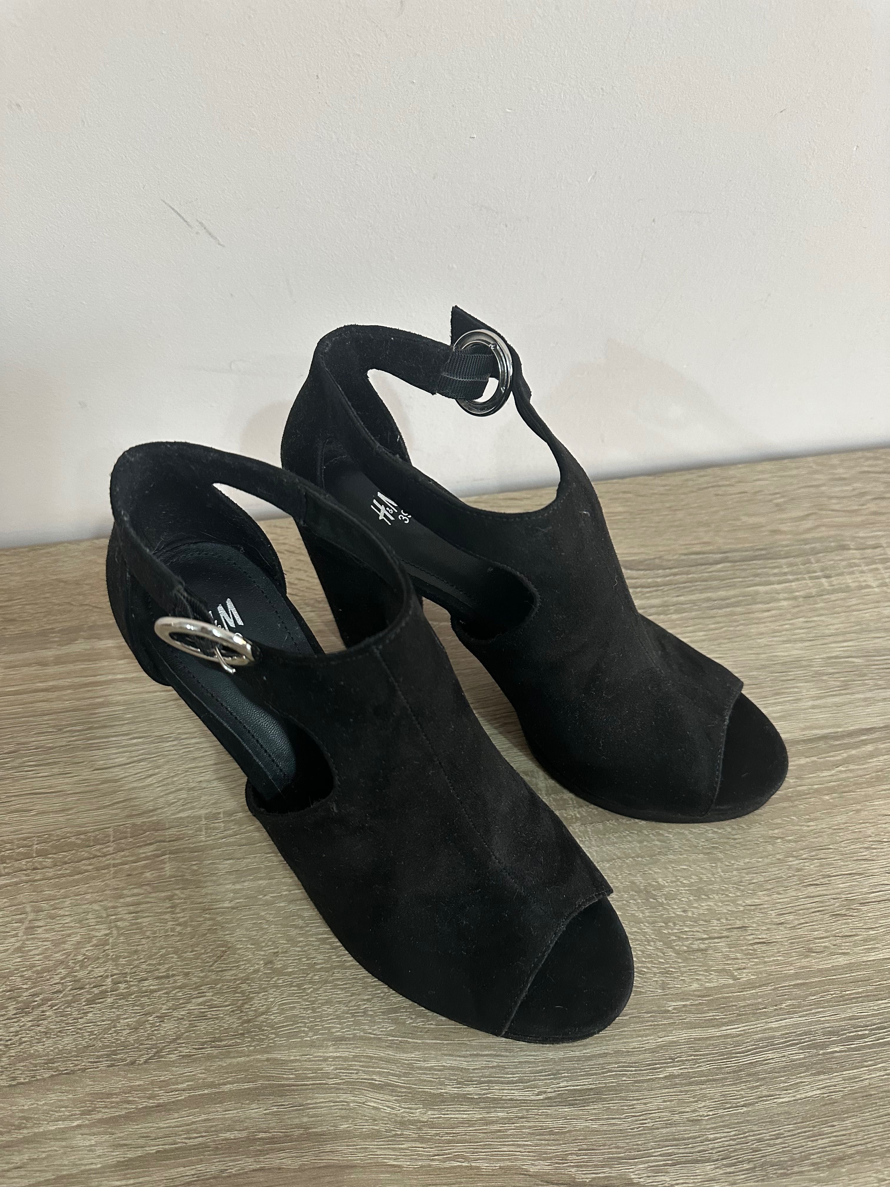 Високи обувки H&M - 39 номер, черни