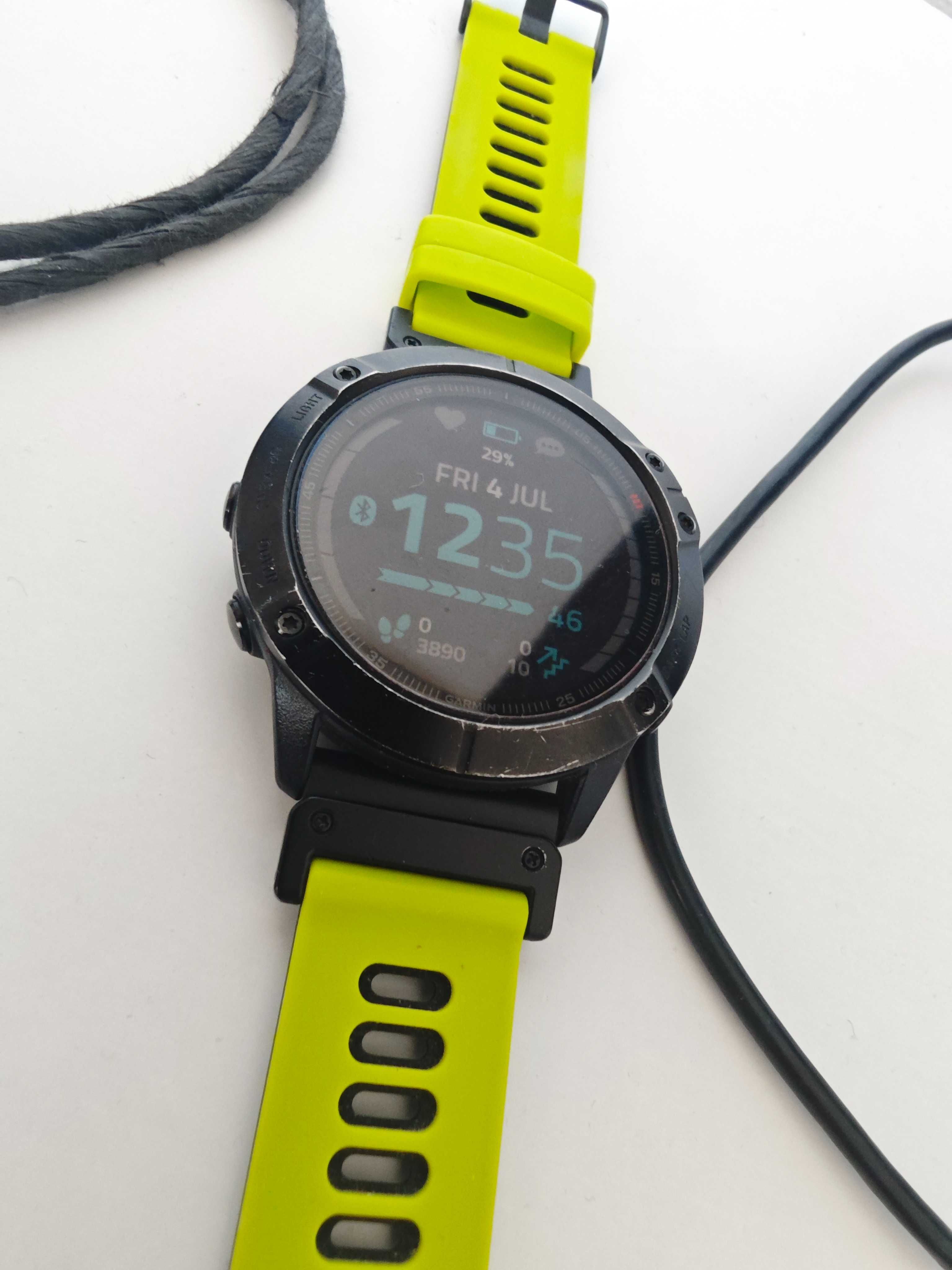 Garmin Fenix 6X Pro Gorilla Glass (stare f bună ) cu diverse brățări
