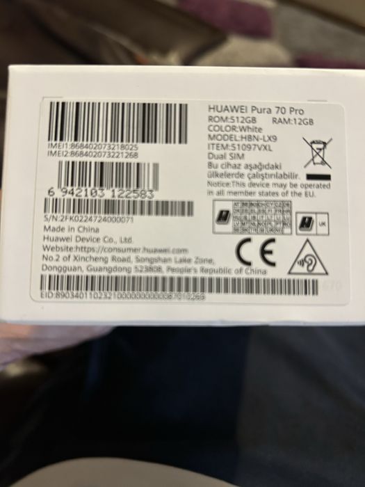Huawei pura 70 Pro 512