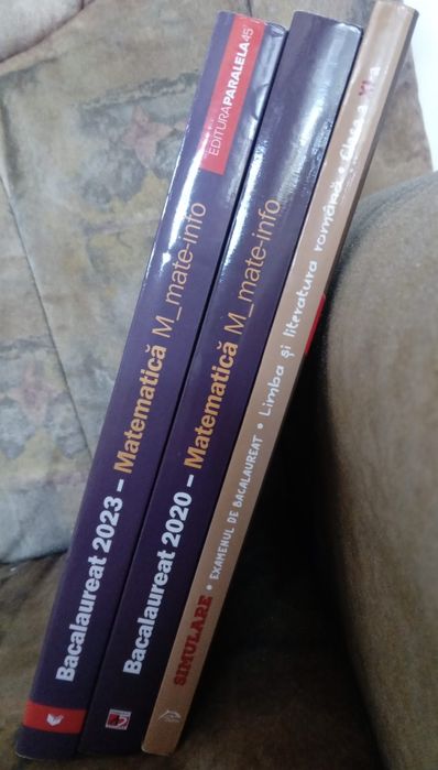 Vând Culegeri pentru pregătire Bacalaureat/ Matematică teste rezolvate
