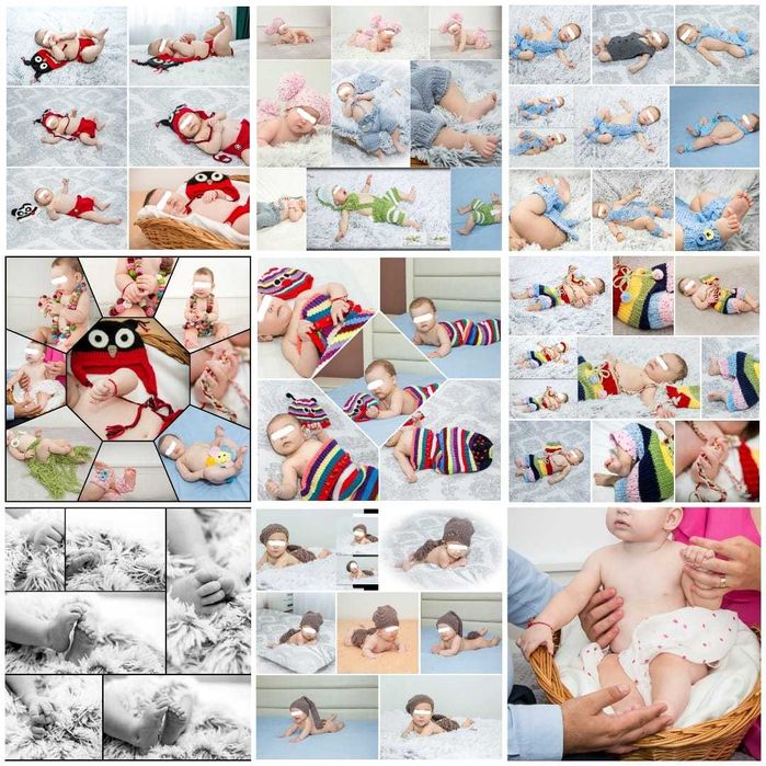 Paturica celulara din bambus 90x60 cm / Accesorii sedinta foto bebe