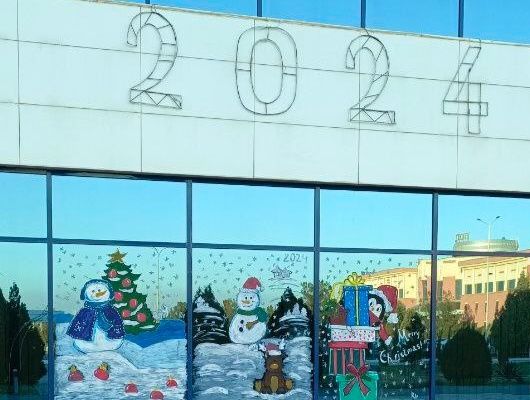 Derazaga rasm chizish