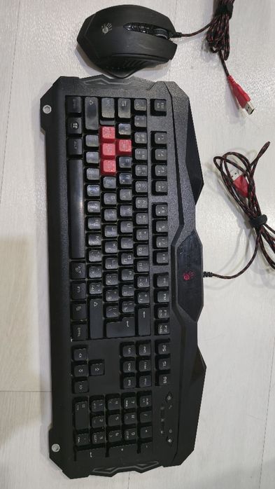 Продам игровые клавиатуру и мышь Bloody.
