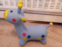 Надуваема детска играчка Hip Hop Giraffe, 46x26x44 см, син
