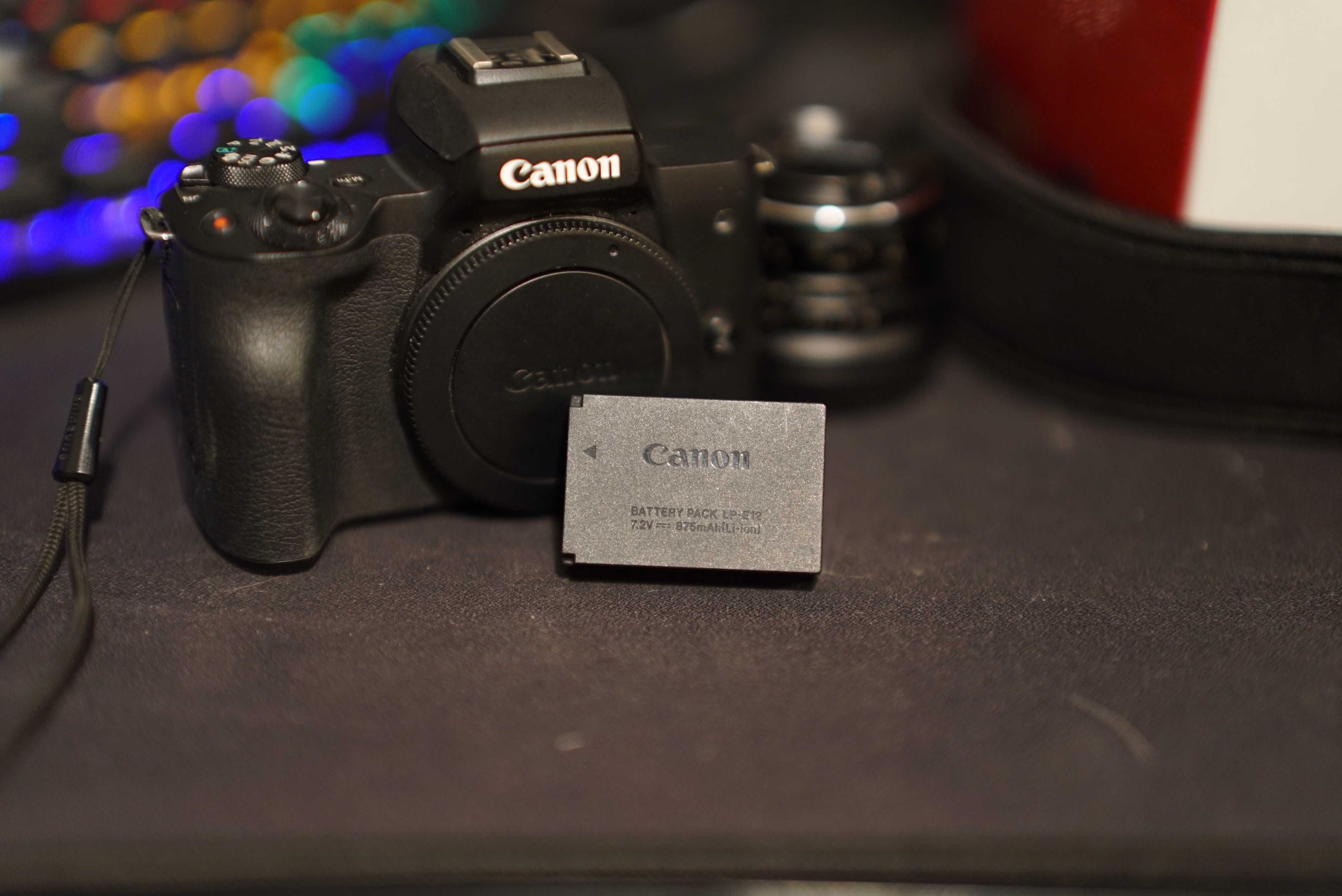 Canon M50 MK II с китов обектив + обектив 7artisans 25mm f/1.8