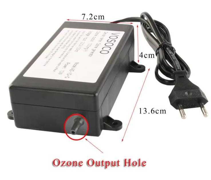 100/200 Грама/Час 10W/20W Озон Генератор Озонатор Вода Въздух Автомоб.