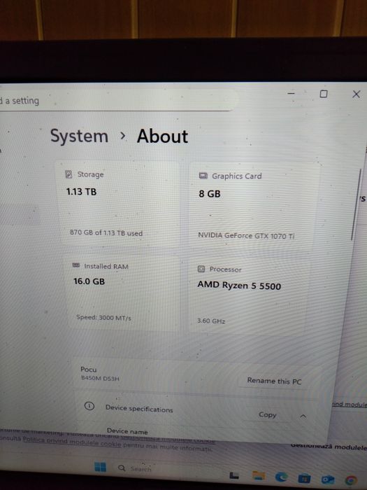 Vând PC gaming în stare excelentă
