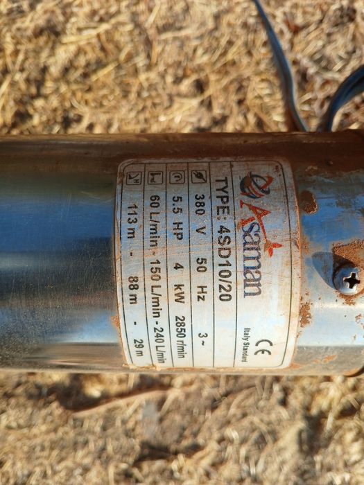 4лик глубинный скважинный насос 380Vартезианга