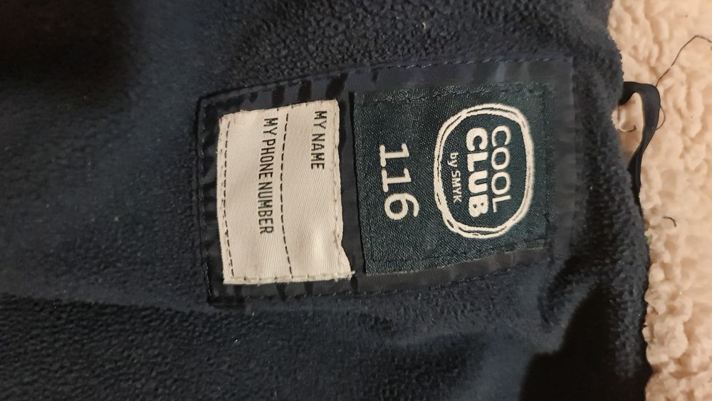 Geacă băiat iarnă  116 cm