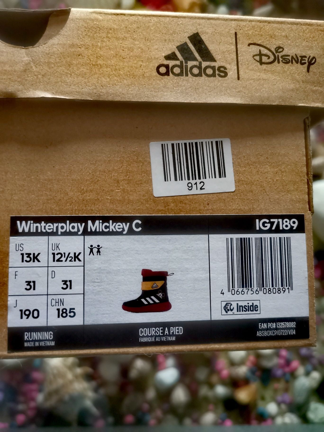 Оригинални детски ботуши/апрески 31 Adidas Адидас Disney Winterplay