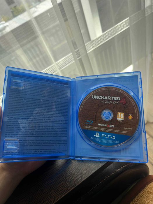 Диск Uncharted 4, PS 4 оригинал