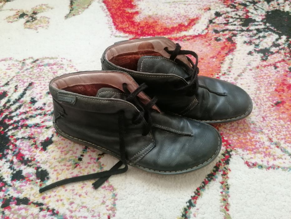 Италиански детски боти от естествен велур