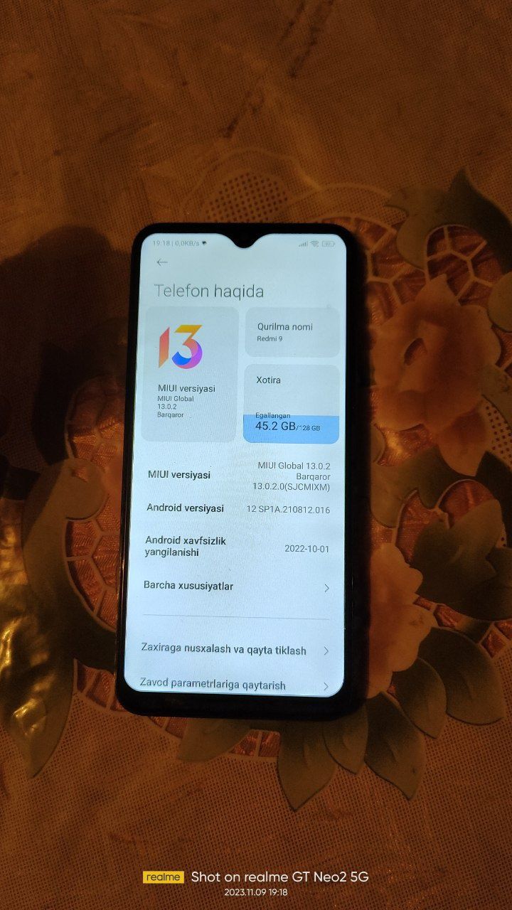 Redmi9 srochni sotiladi