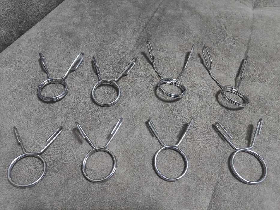 Замки (зажимы) пружинные 50 мм на штангу  продаются