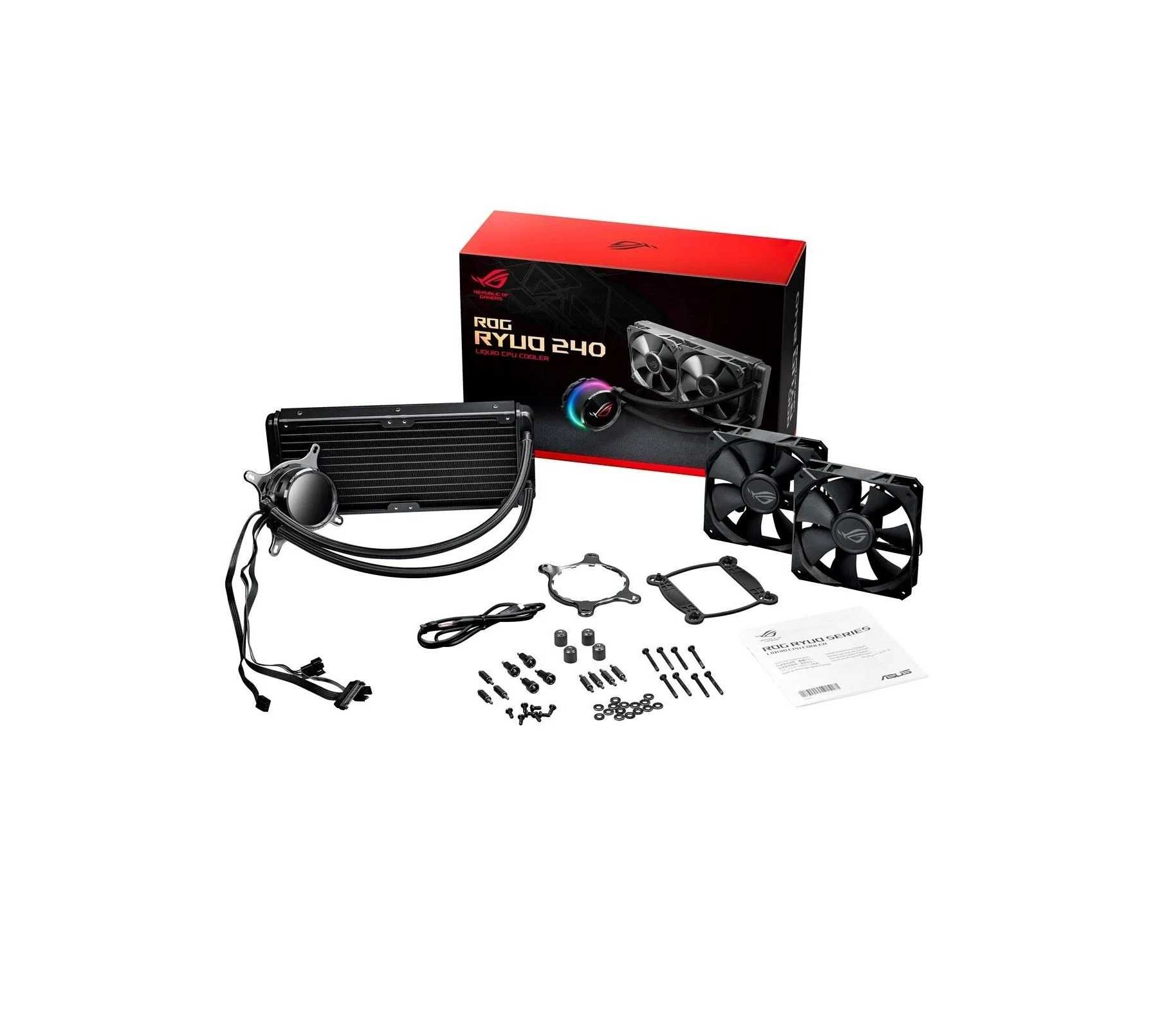 ! Система Жидкостного Охлаждения Cooler ASUS ROG RYUO 240 цена с НДС