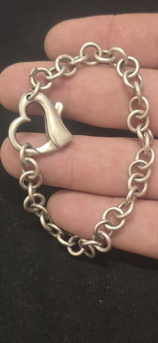 Brățară argint masivă