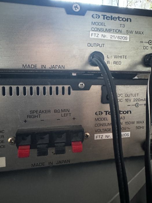 Teleton Stereo Hi-Fi – Amplificator A3 + Tuner T3 – Made in Japan