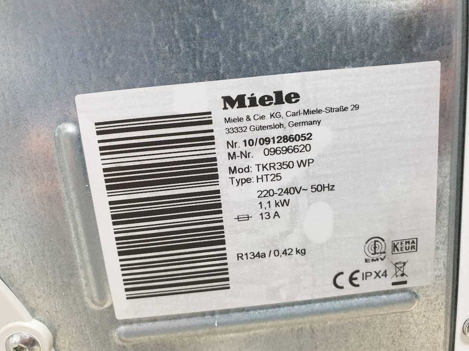 9кг Пара Miele Сушилня с термопомпа Миеле 12м Гаранция