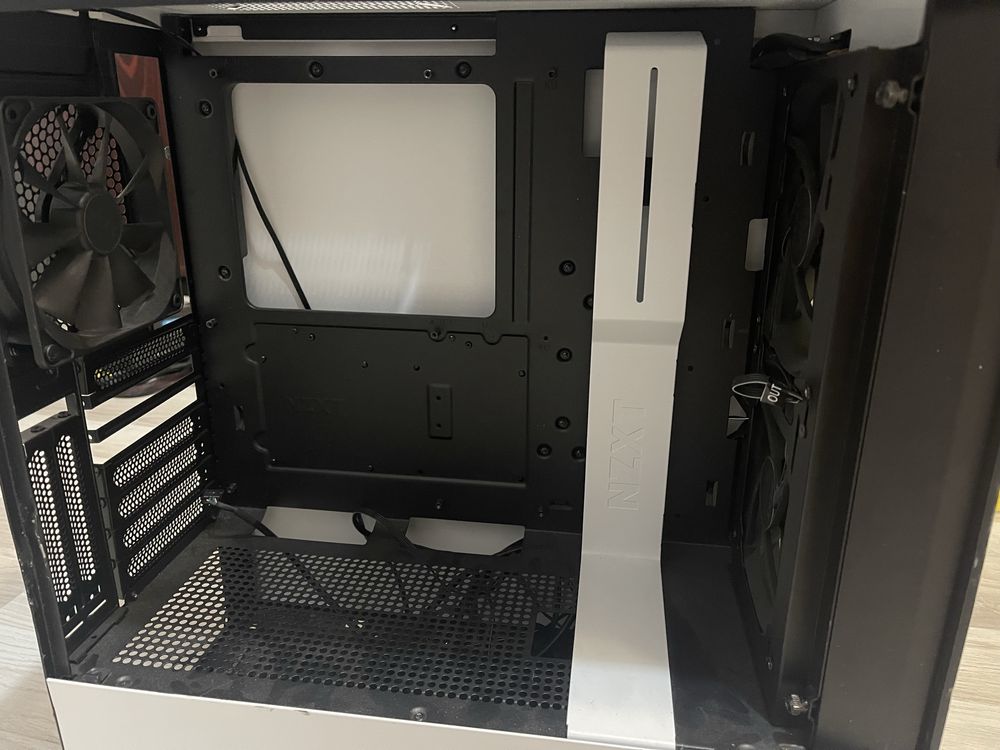 Carcasa PC NZXT H510 Elite Matte White, Middle Tower cu mic defect