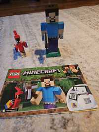 Lego Minecraft Steve Bigfig cu papagalul 21148