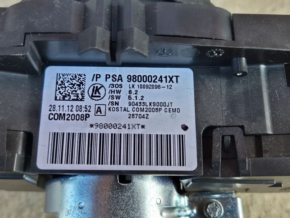 ansamblu manete cu spira airbag volan peugeot 508 cod 98000241xt