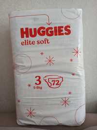 Подгузники Huggies elite soft 3