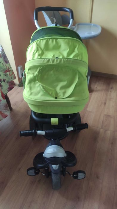 Триколка за деца с родителски контрол, сенник и меки гуми Chic 4 в 1