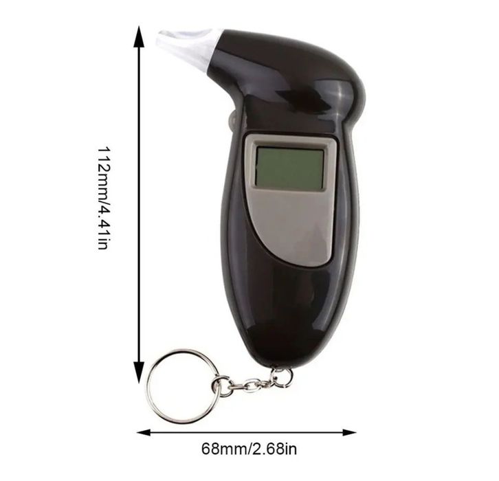 Tester Alcool , Etilotest digital + 5 capete reutilizabile