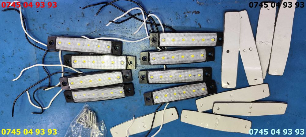 led set de 8 a cate 6 leduri cu suruburi si scotch adeziv pret toate 8