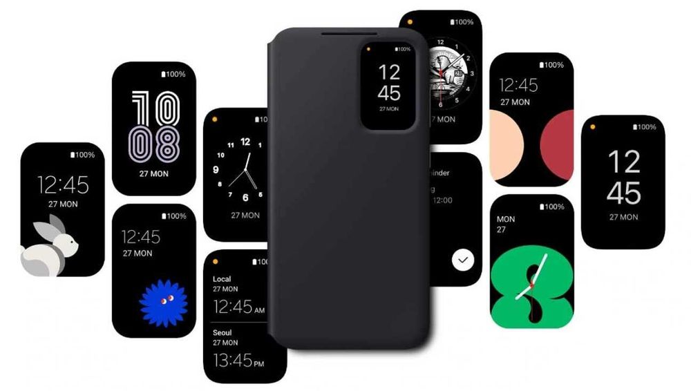 Husa Samsung Silicone Case Galaxy S23 FE/Smart view wallet case S23 FE