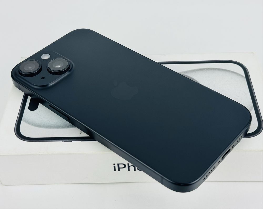 Apple iPhone 15 128GB Black Отличен! Гаранция!