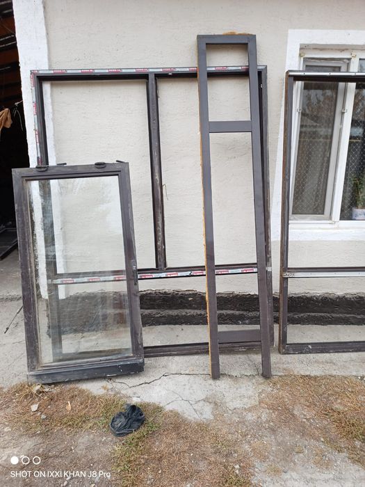 Окна витражи алюминиевые