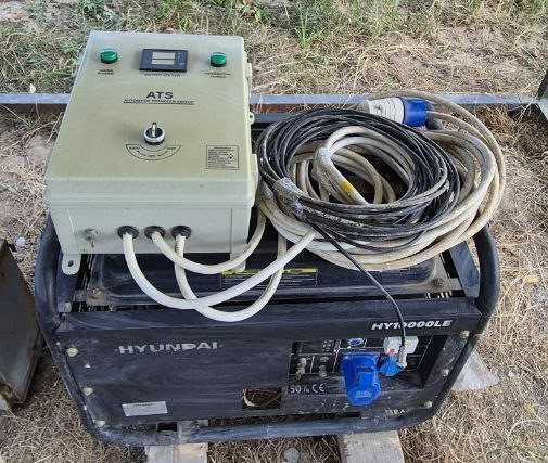 Бензиновый генератор HYUNDAI HY10000LE + Автомат переключения
