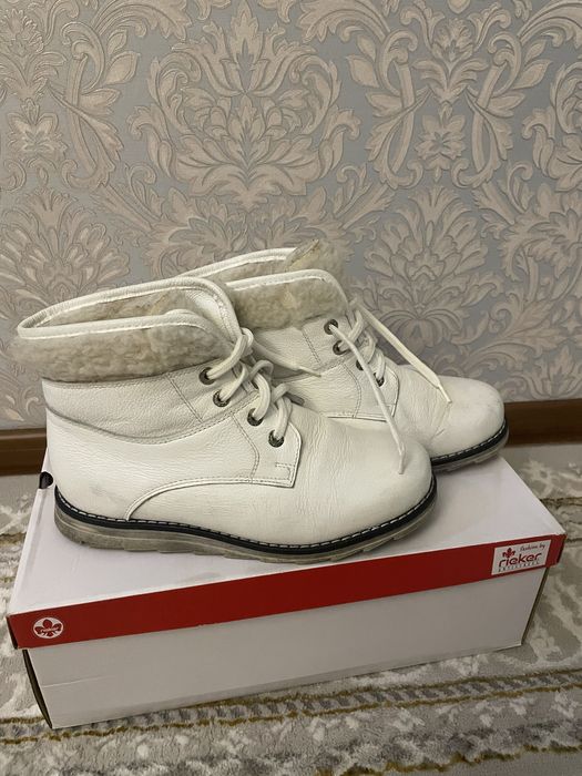 Зимние ботинки натуральная кожа