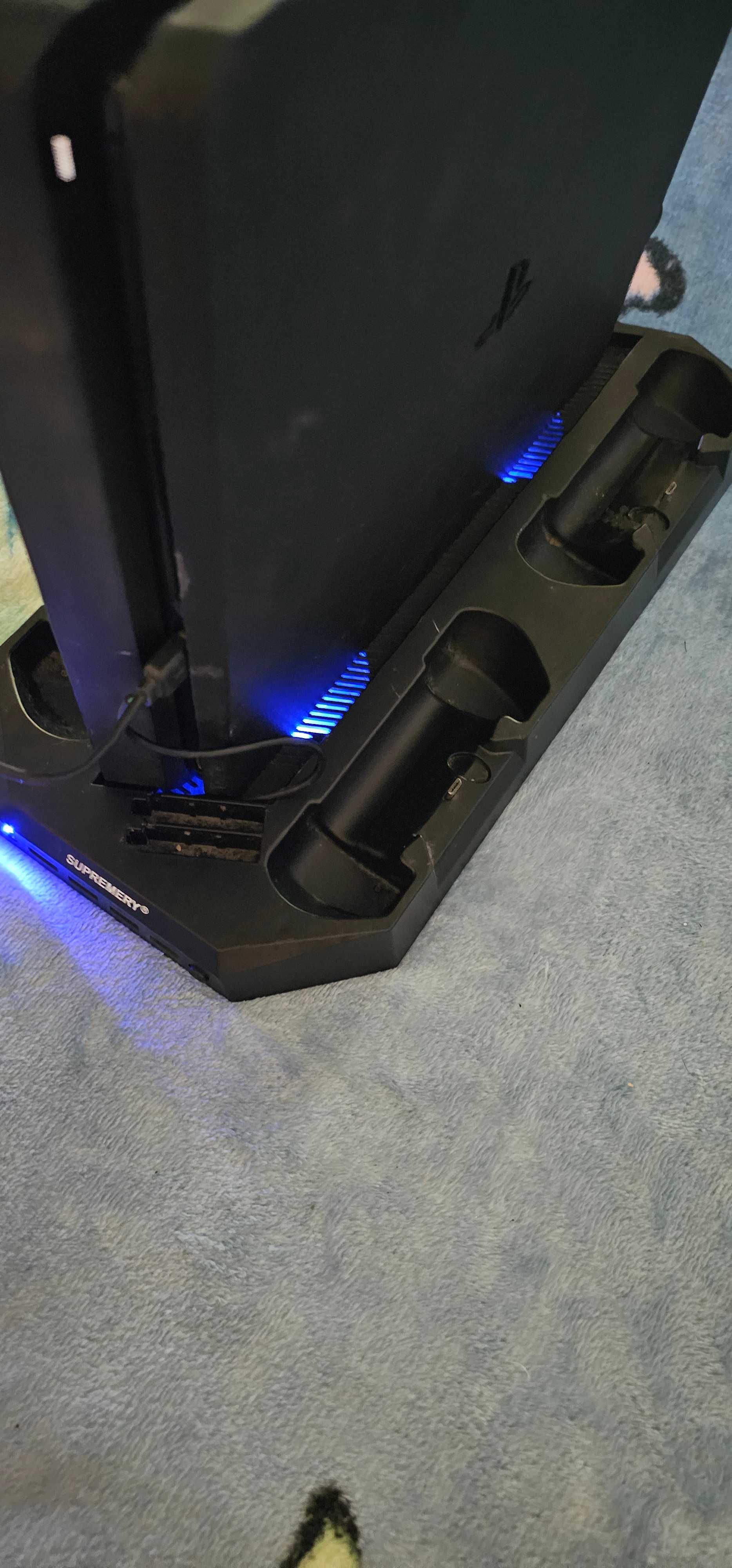dock stand vertical ps4 incarcare 4 manete