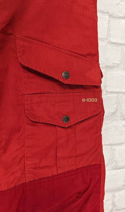 FJALLRAVEN G 1000 Дамски карго червен туристически панталон размер 40