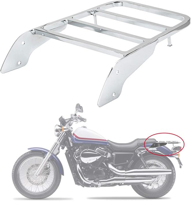 Suport spatar Sissy bar S3 ZocoMoto, pt motociclete, Unversal, Crom