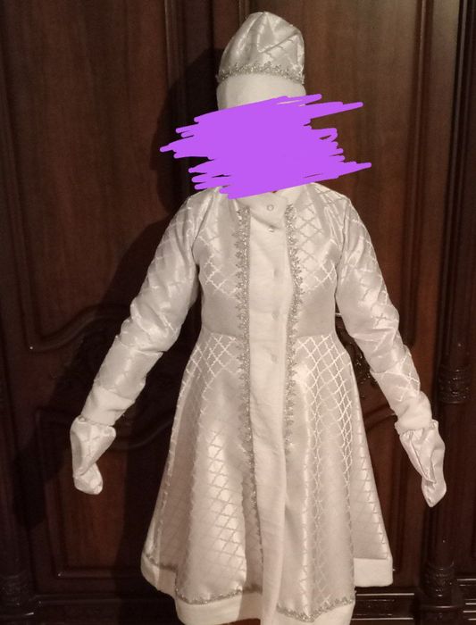 Qorqiz kiyimi Костюм для снегурочки одежда Снегурочки с доставкой