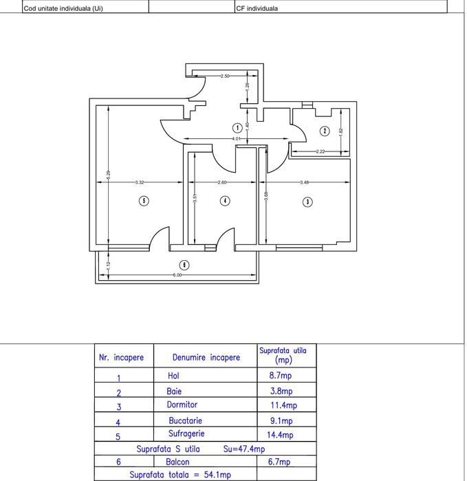 Vanzare apartament 2 camere Ploiesti, utilat si mobilat, acte la zi