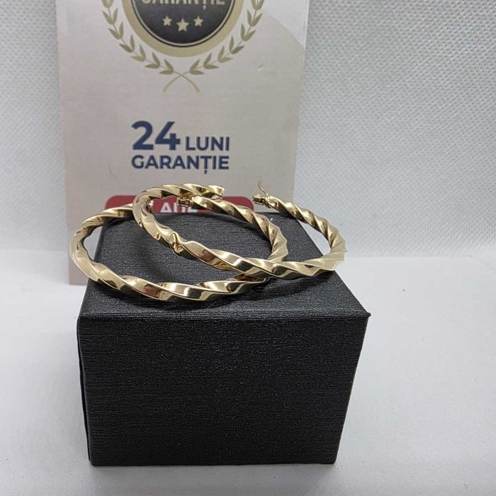Cercei aur 14k 4.20g (ag4 Dacia B50206.1)-Garantie 2 Ani!