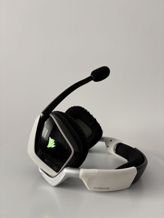 Casti gaming wireless Corsair Void ELITE, surround 7.1, Alb