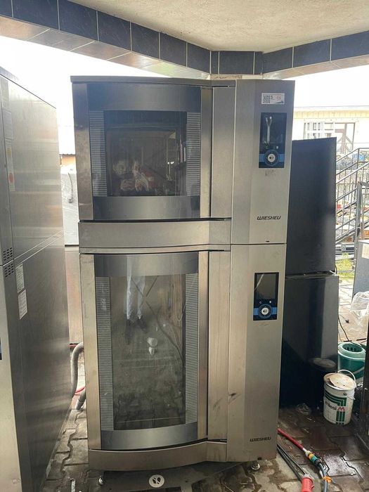 Cuptor Patiserie/Brutărie Wiesheu Dibas 64 L+ 64 S, Suport Tăvi, Hotă