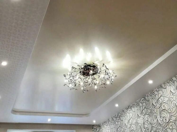 Установка натяжных потолков