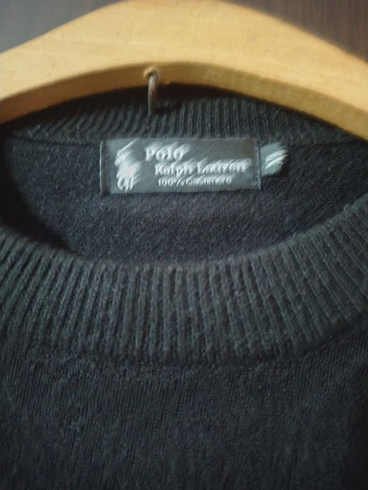 Черен мъжки пуловер Polo Ralph Lauren XL