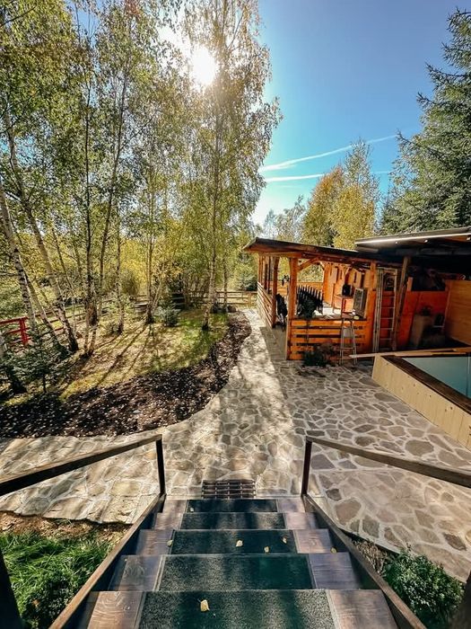 Cabană cu ciubăr la Călățele Pădure, libera de revelion