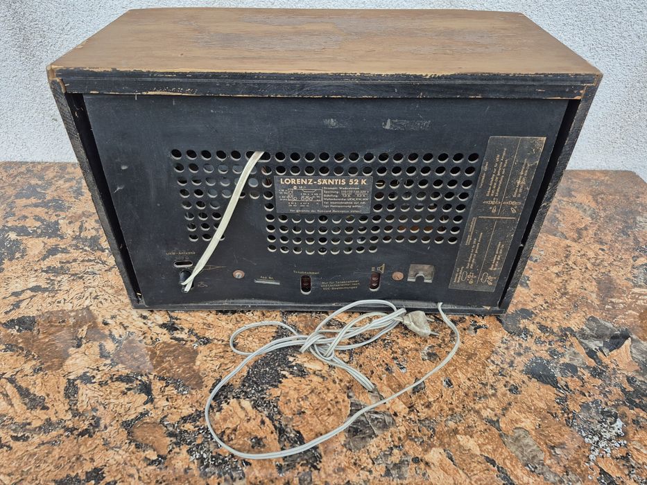 Vand cu lampi marca Lorenz 52k ,made in Germania fabricat in anul 1951