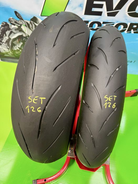 Set anvelope Moto 120 70 17 si 190 55 17 Bridgestone S21 2024 Set126